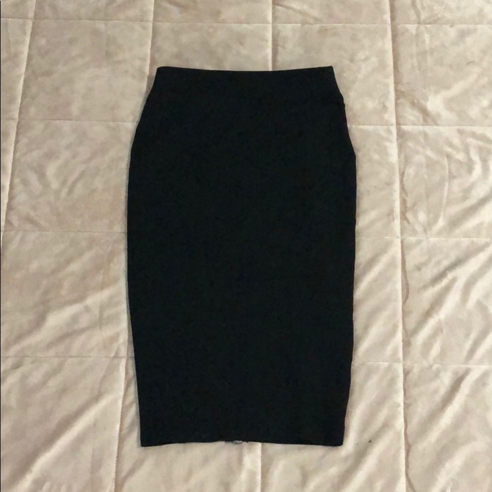Pencil Skirt with Zipper